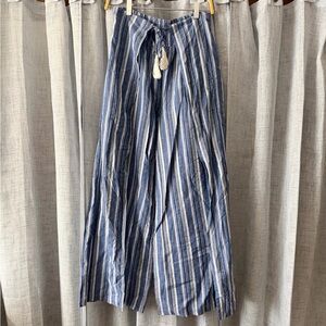 Striped Blue and White Pants